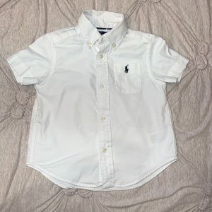 POLO Ralph Lauren 2T Cotton Oxford Short-Sleeve Button Down Shirt